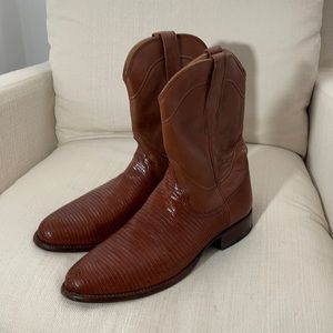 Tecovas Men’s Boots size 12D ‘The Nash’ Lizard GOOD CONDITION